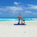 praticar yoga em Cancun